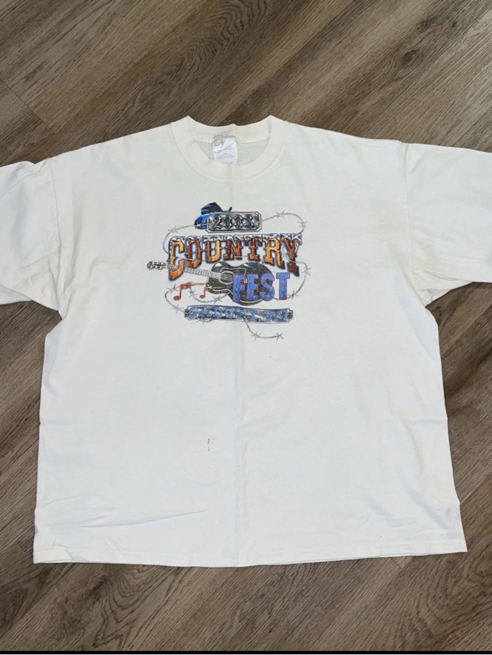 Country Fest Graphic Tee - White